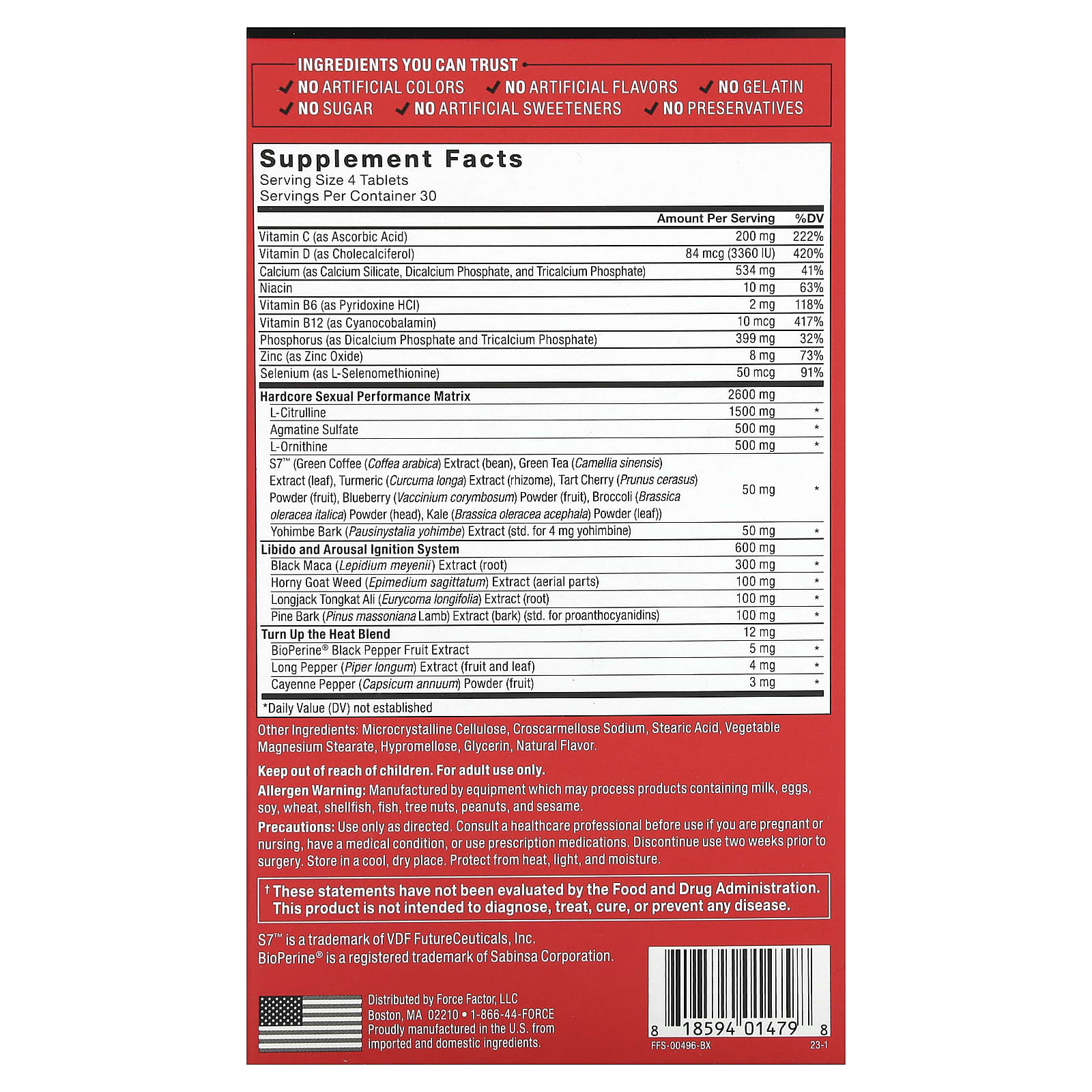 Unleash Your Potential with Force Factor SCORE! Hardcore Libido Intensifier - Image 2