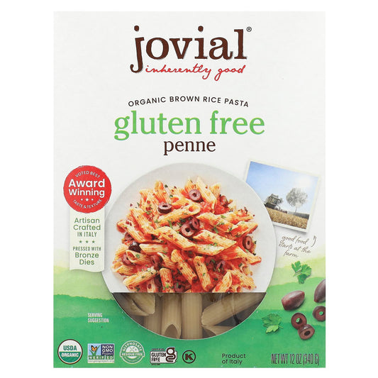 Brown Rice Pasta, Organic, Penne, Award Winning Taste & Texture, 12 oz - Image 1