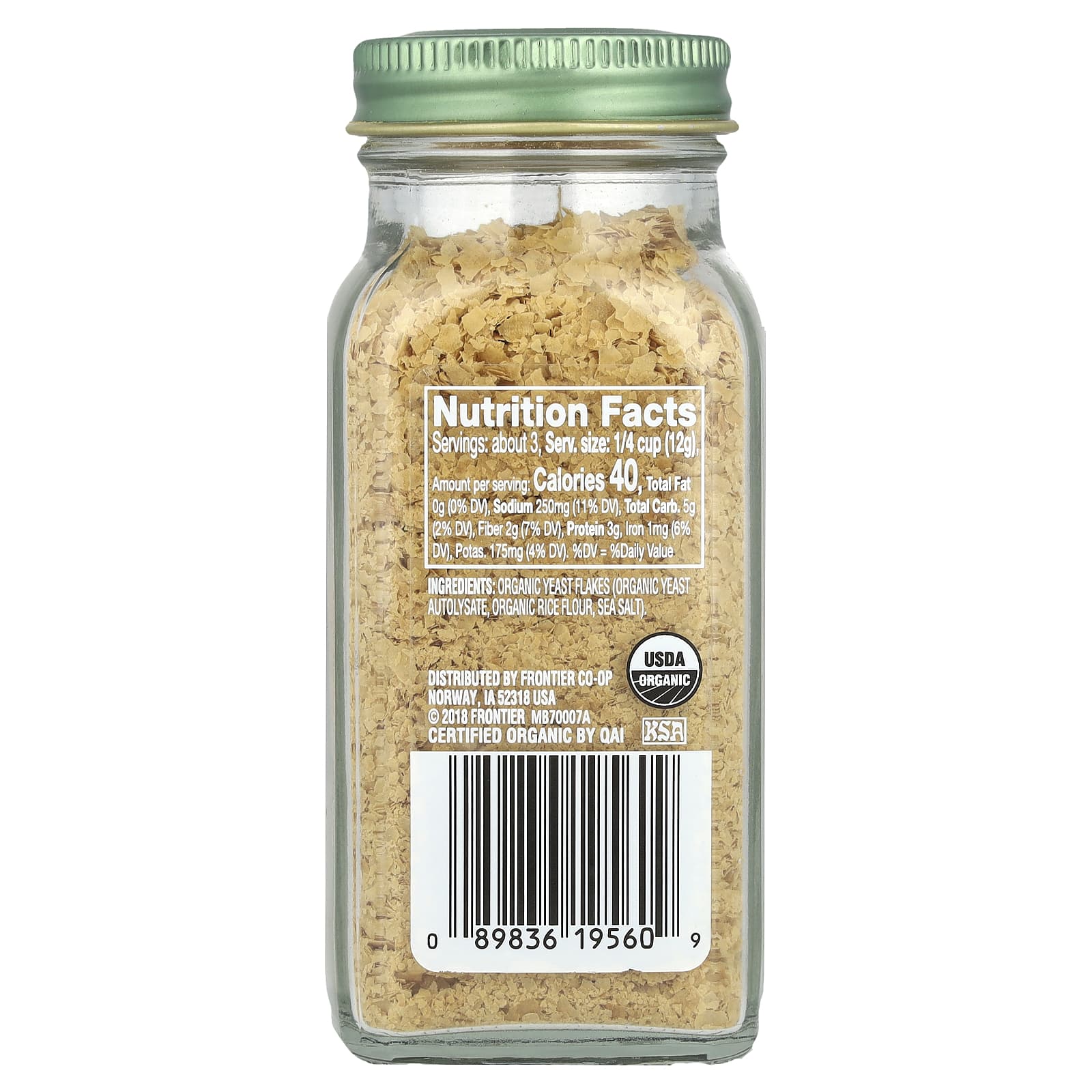 Simply Organic, Nutritional Yeast, 1.32 oz (37 g) - Image 2
