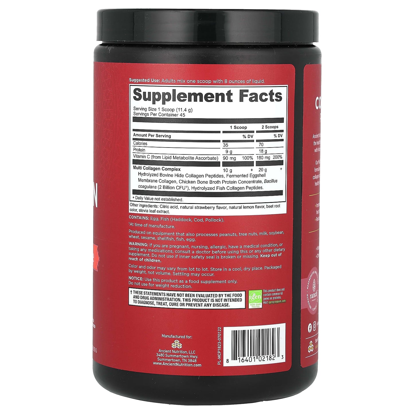 <strong>Multifaceted Support for Hair, Skin, Joints & Digestion | Collagen Protein by Ancient Nutrition</strong> - Image 2