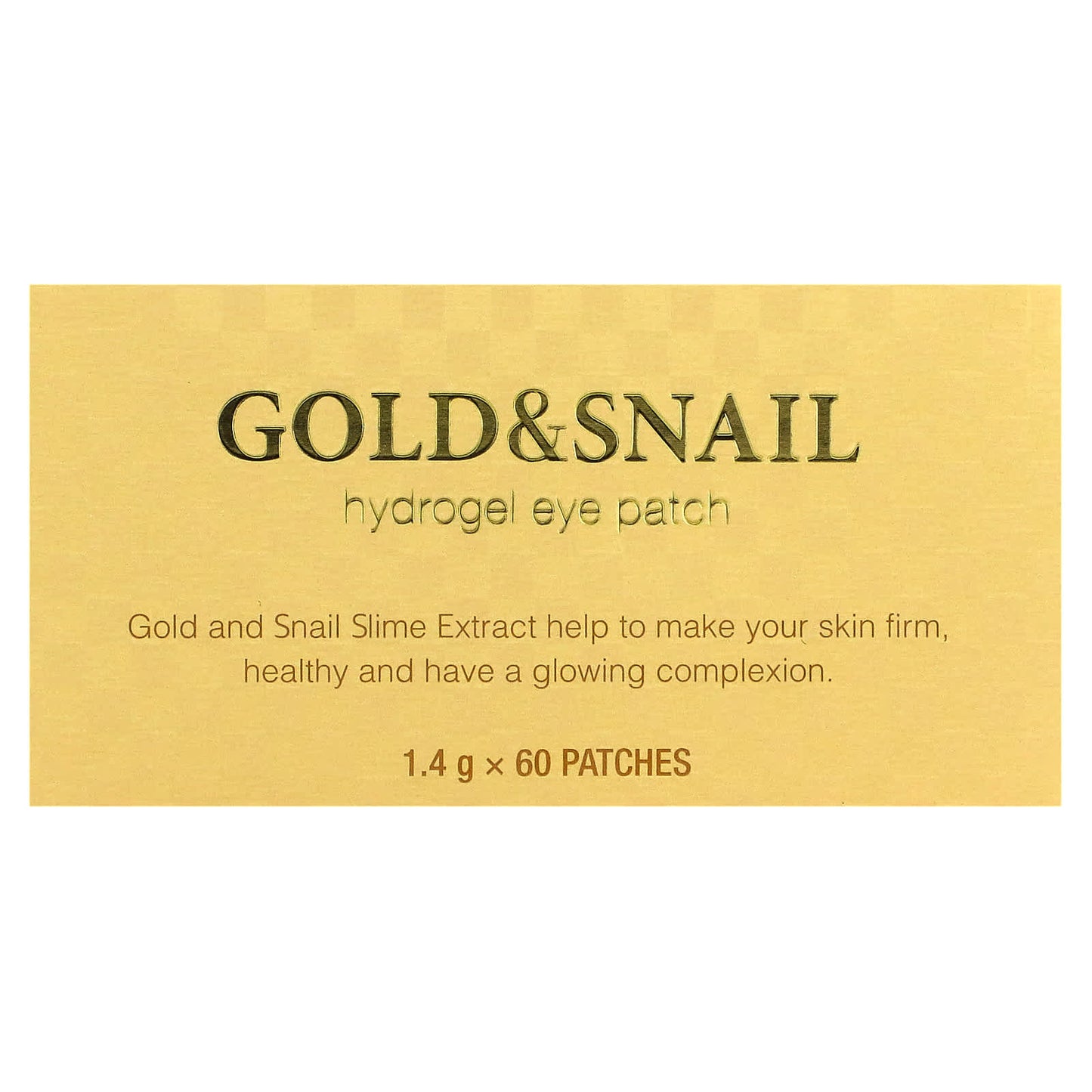 Petitfee, Gold & Snail Hydrogel Eye Patch, 60 Patches - Image 2