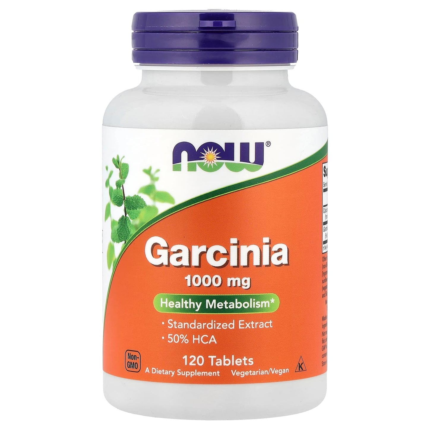 NOW Foods, Garcinia, 120 Tablets - Image 1