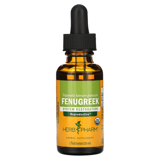 Fenugreek Liquid Supplement by Herb Pharm - USDA Organic, Gluten Free - Image 1