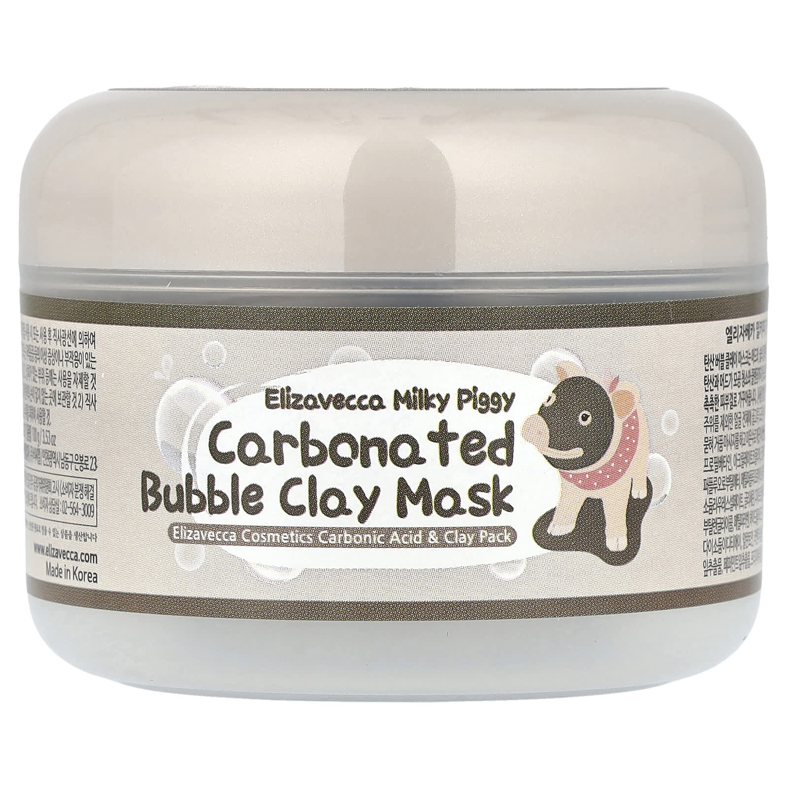 Elizavecca Milky Piggy Carbonated Bubble Clay Mask, 100g - Image 1