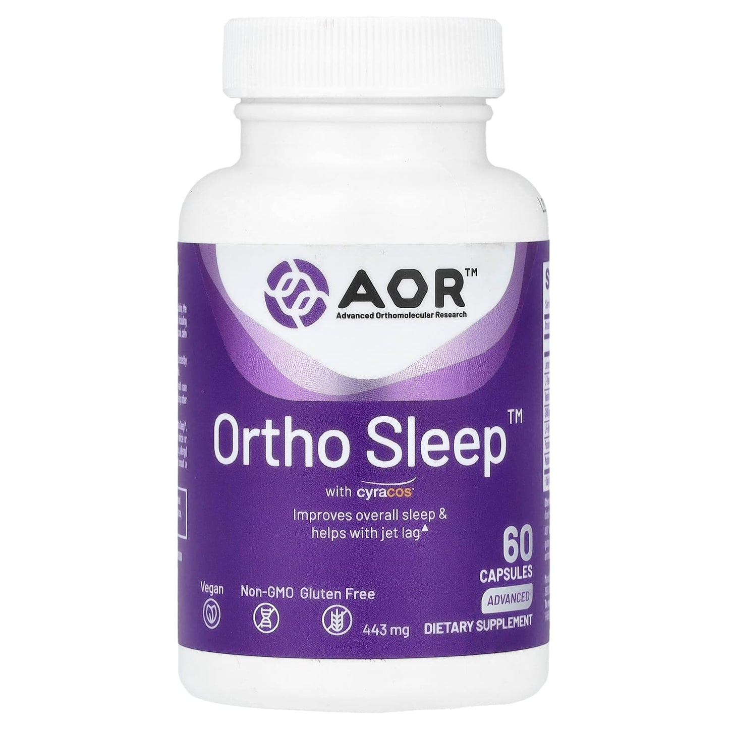 AOR Ortho Sleep with Cyracos, 60 Capsules for Better Sleep - Image 1