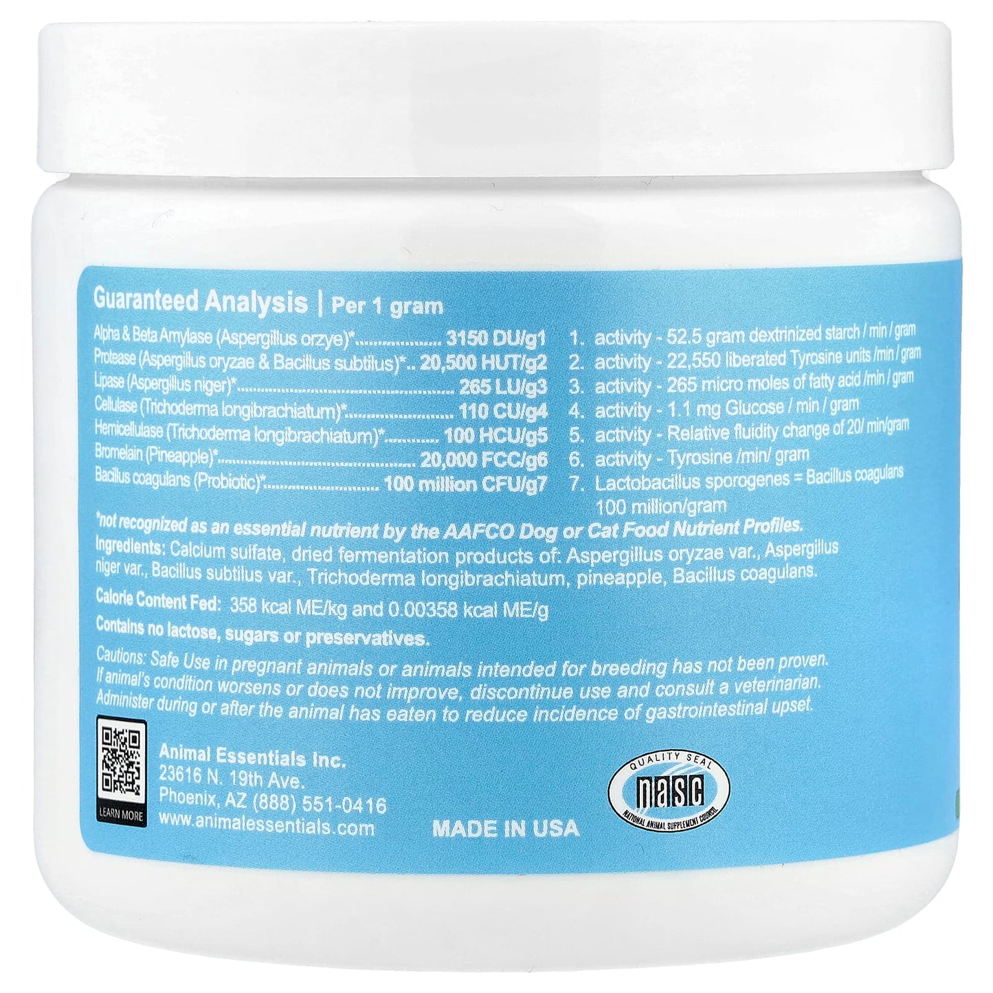 Support Your Pet's Digestive Health with Plant Enzyme & Probiotic Supplement - Image 2