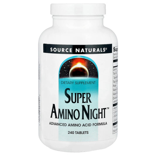 Source Naturals, Super Amino Night™, 240 Tablets - Image 1