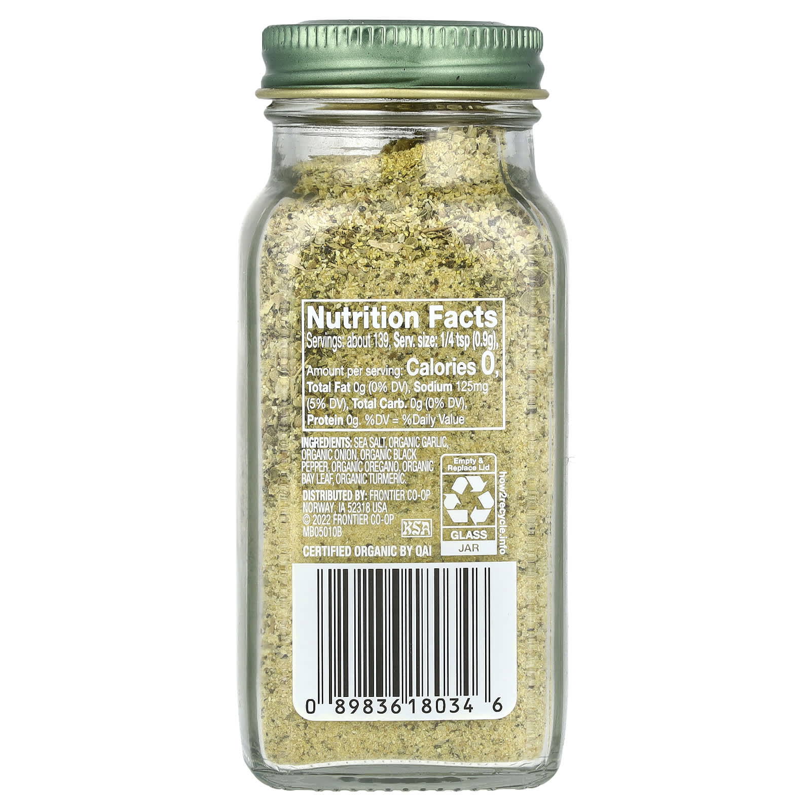 Simply Organic, Adobo Seasoning, 4.41 oz (125 g) - Image 2