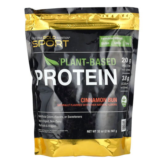 California Gold Nutrition Plant-Based Protein Powder with Organic Brown Rice - Image 1