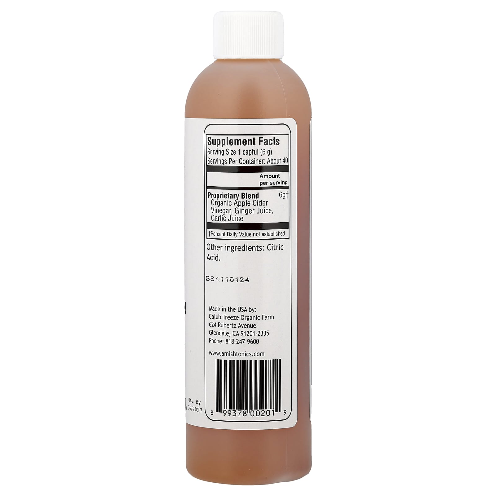 Amish Digestion Tonic for Stomach Health by Caleb Treeze Organic Farm - Image 2