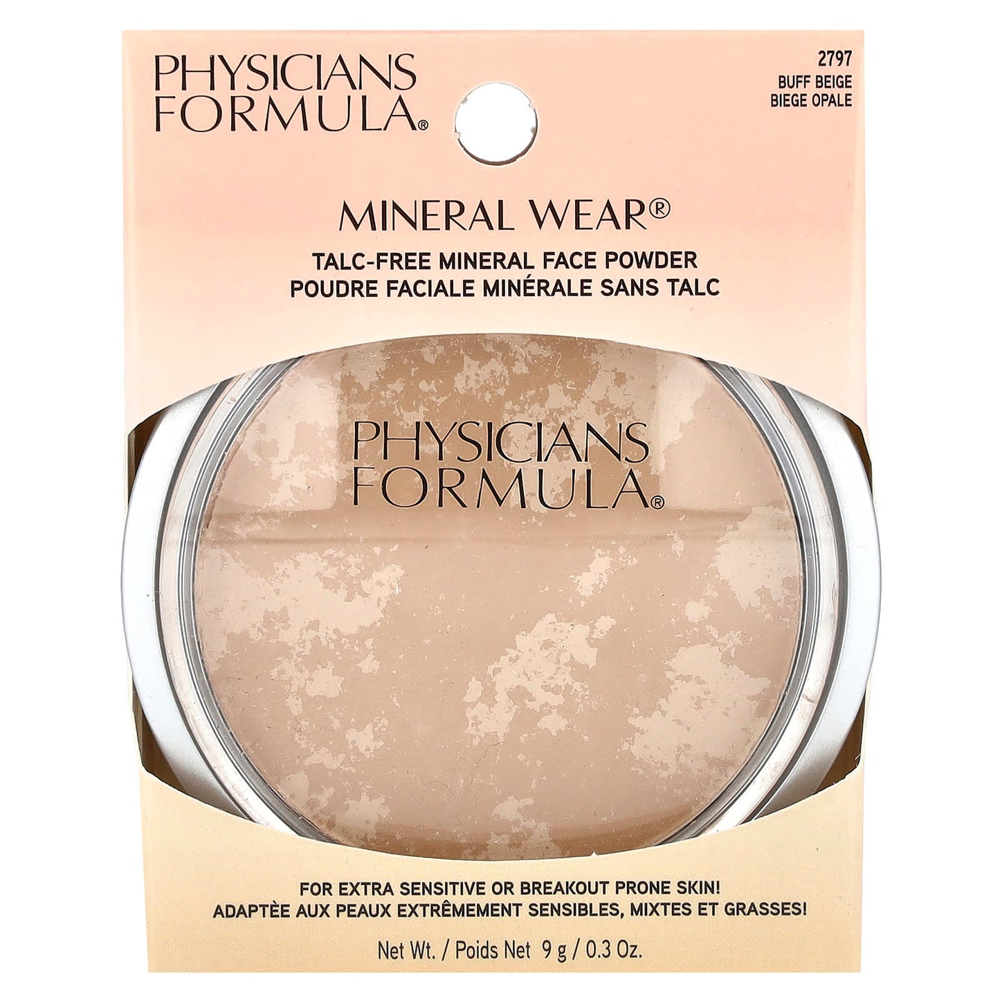Physicians Formula, Mineral Wear®, Talc-Free Mineral Face Powder, 2797 Buff Beige, 0.3 oz (9 g) - Image 2