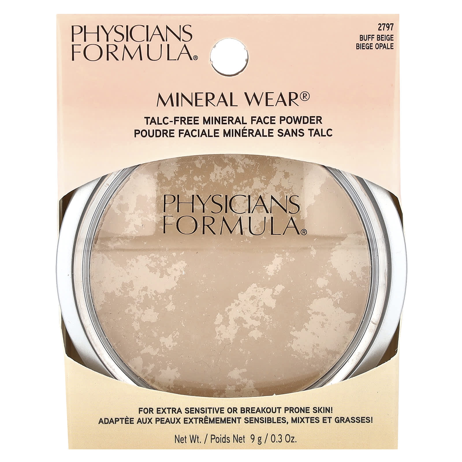 Physicians Formula, Mineral Wear®, Talc-Free Mineral Face Powder, 2797 Buff Beige, 0.3 oz (9 g) - Image 2