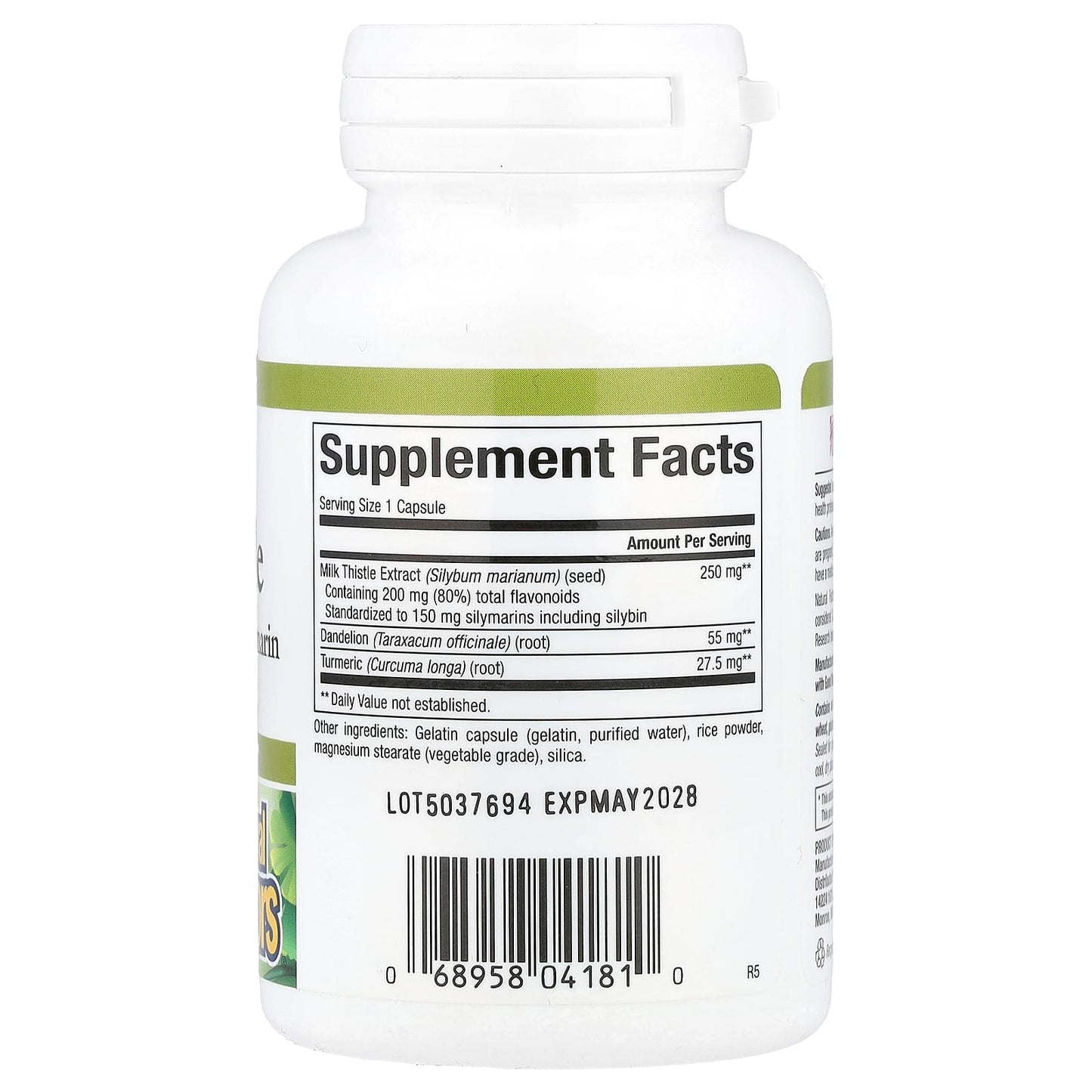 Natural Factors, Milk Thistle, 250 mg, 90 Capsules - Image 2