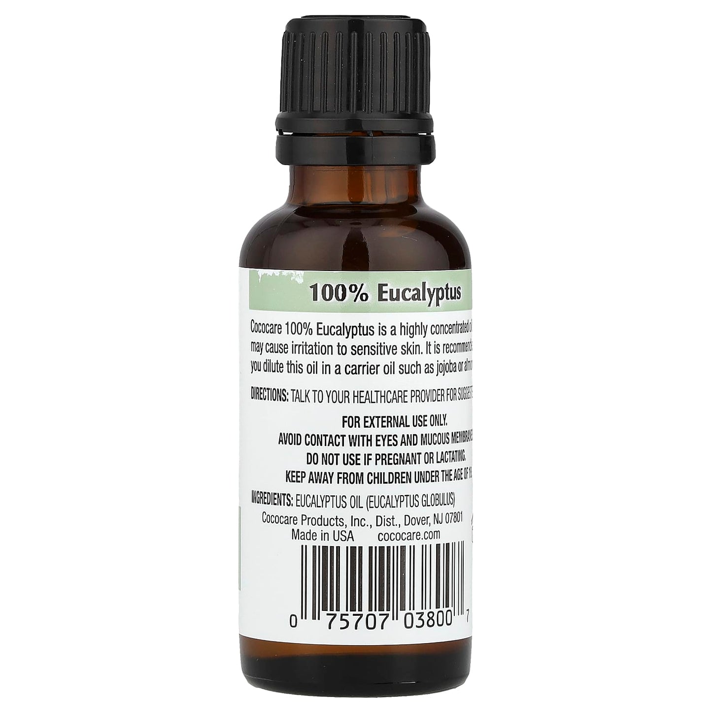 Eucalyptus Oil 100% Pure, 1 oz (30 ml) by Cococare - Image 2