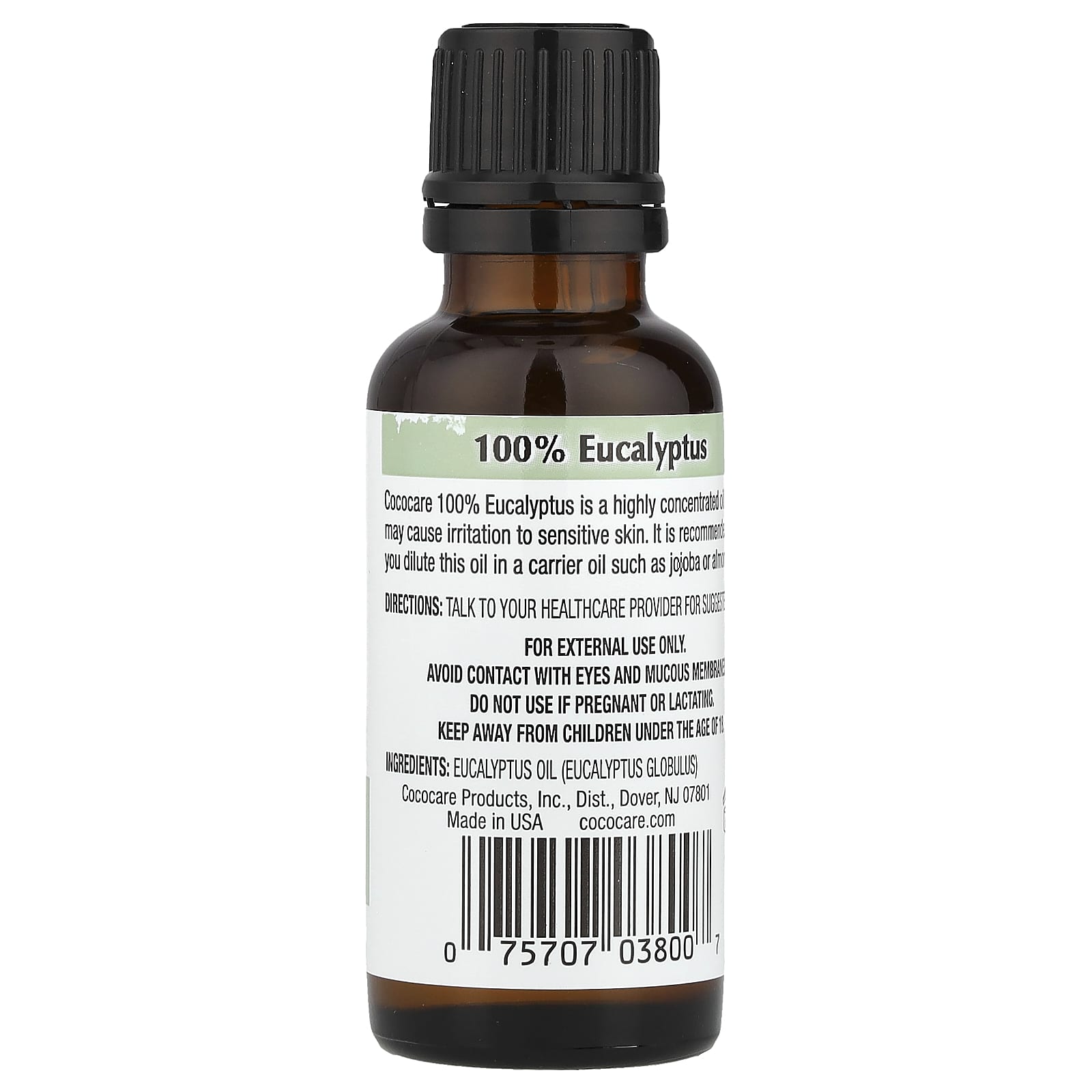 Eucalyptus Oil 100% Pure, 1 oz (30 ml) by Cococare - Image 2