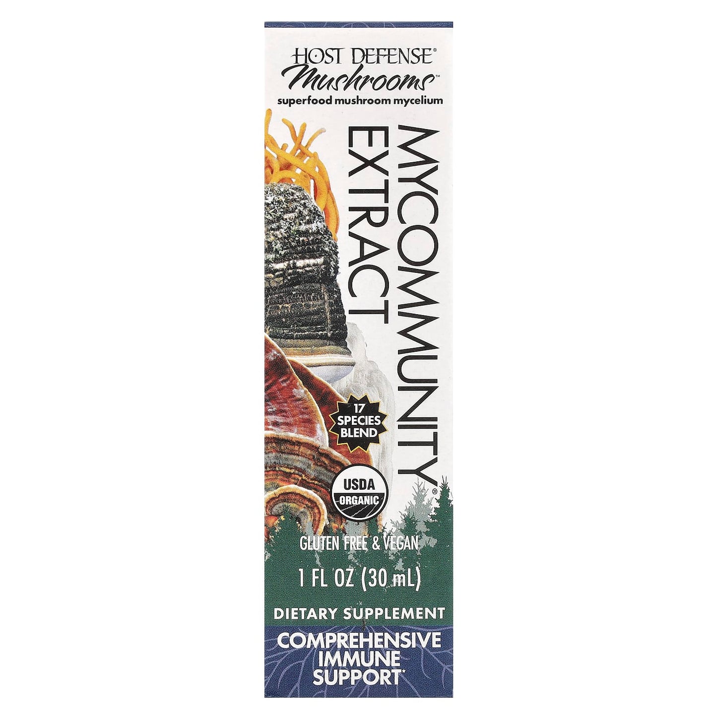 Boost Immune System with USDA Organic MyCommunity Mushroom Blend by Host Defense - Image 1