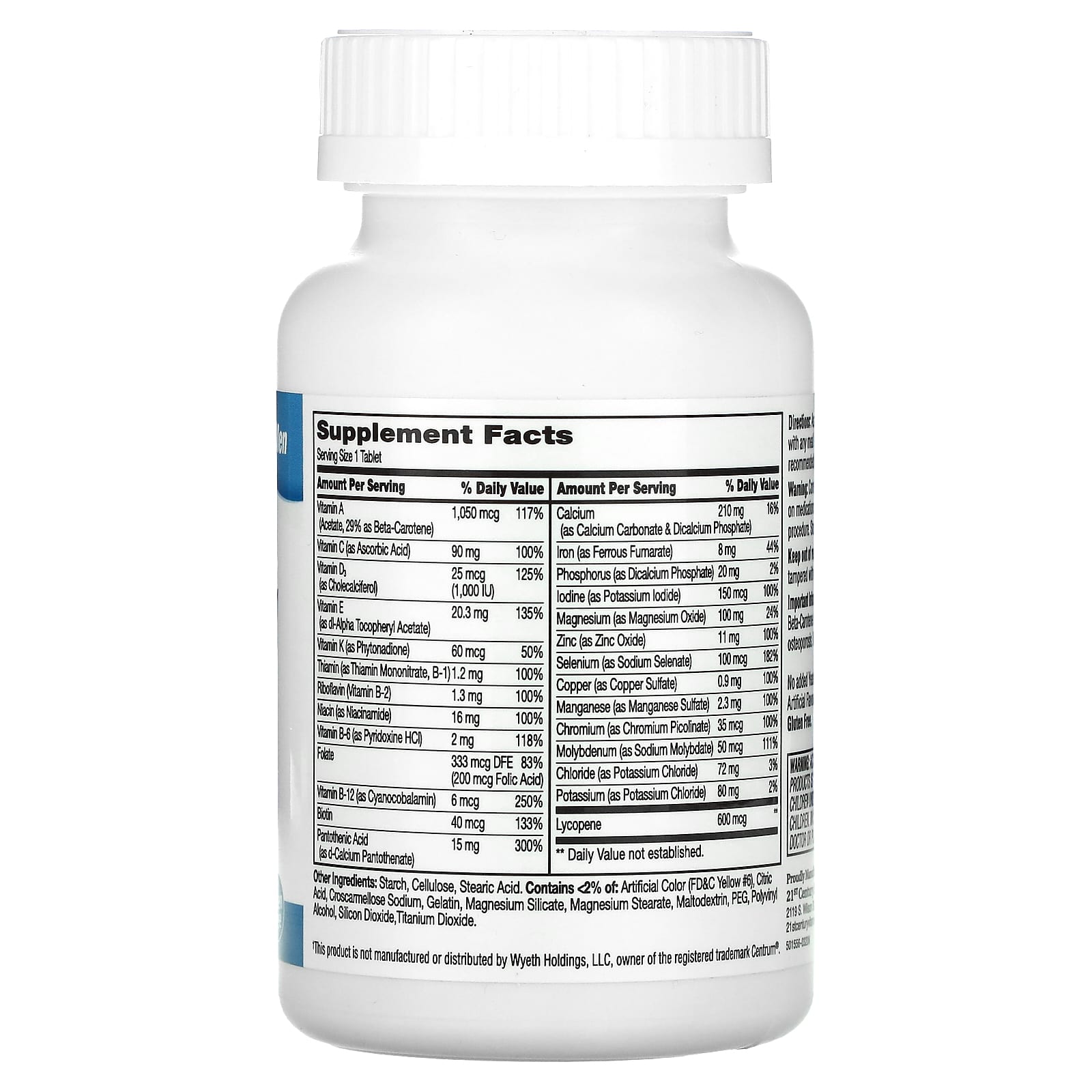 Best Men's Multivitamin Supplement for Daily Health - 21st Century - Image 2