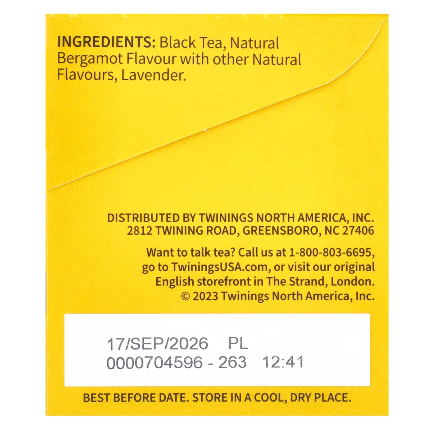 Twinings, Flavored Black Tea, Earl Grey, Lavender, 20 Tea Bags, 1.41 oz (40 g) - Image 2