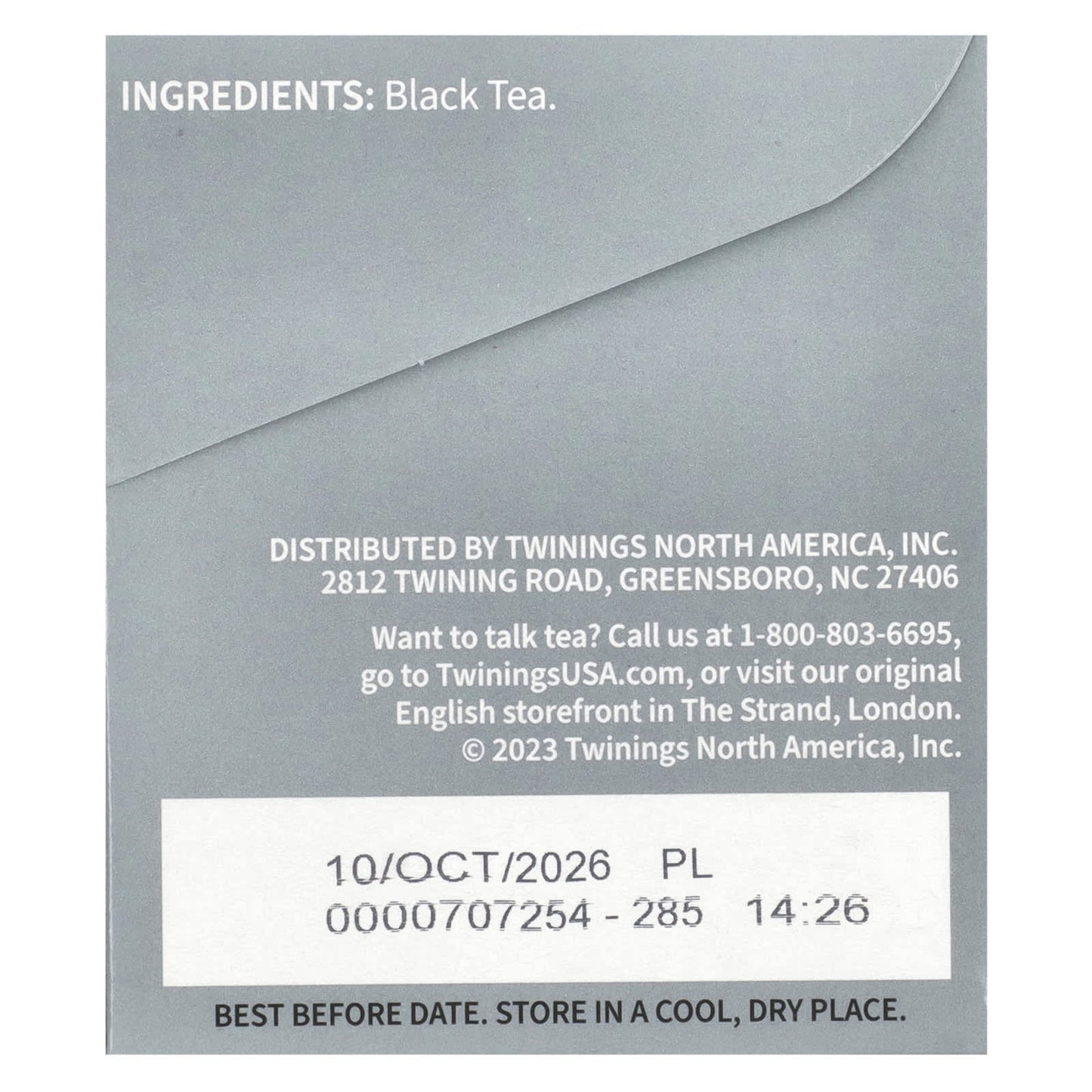 Twinings, Pure Black Tea, Prince Of Wales, 20 Tea Bags, 1.41 oz (40 g) - Image 2