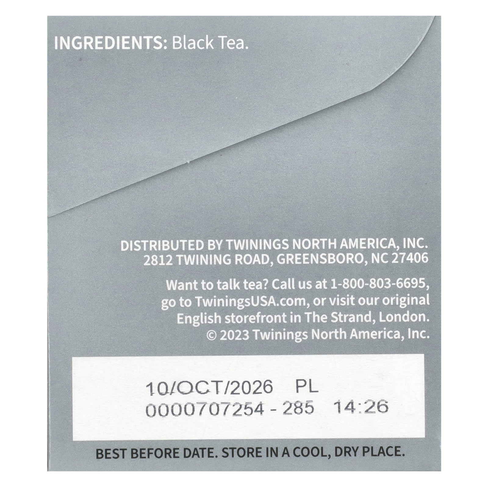 Twinings, Pure Black Tea, Prince Of Wales, 20 Tea Bags, 1.41 oz (40 g) - Image 2