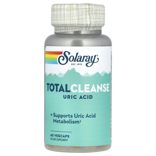 Solaray, Total Cleanse, Uric Acid, 60 VegCaps - Image 1