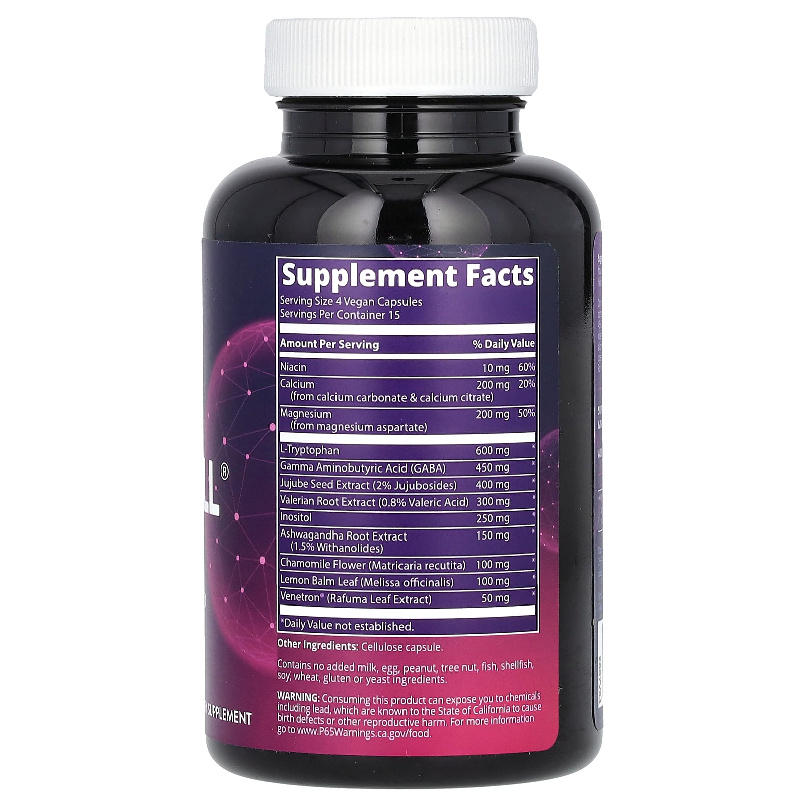 MRM Nutrition, Relax-All, Calm & Sleep, 60 Vegan Capsules - Image 2