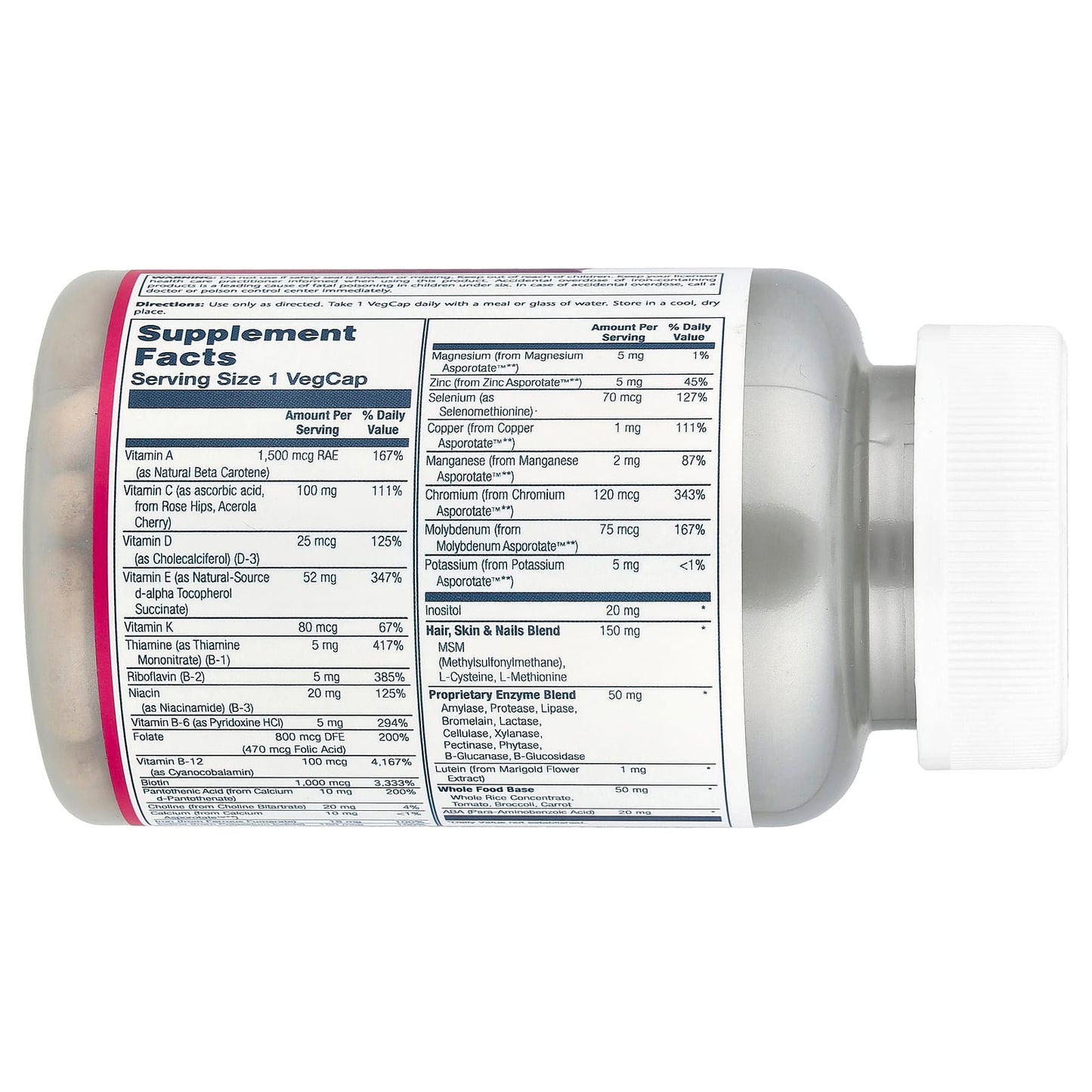 Solaray, Once Daily Woman Multivitamin, 90 VegCaps - Image 2