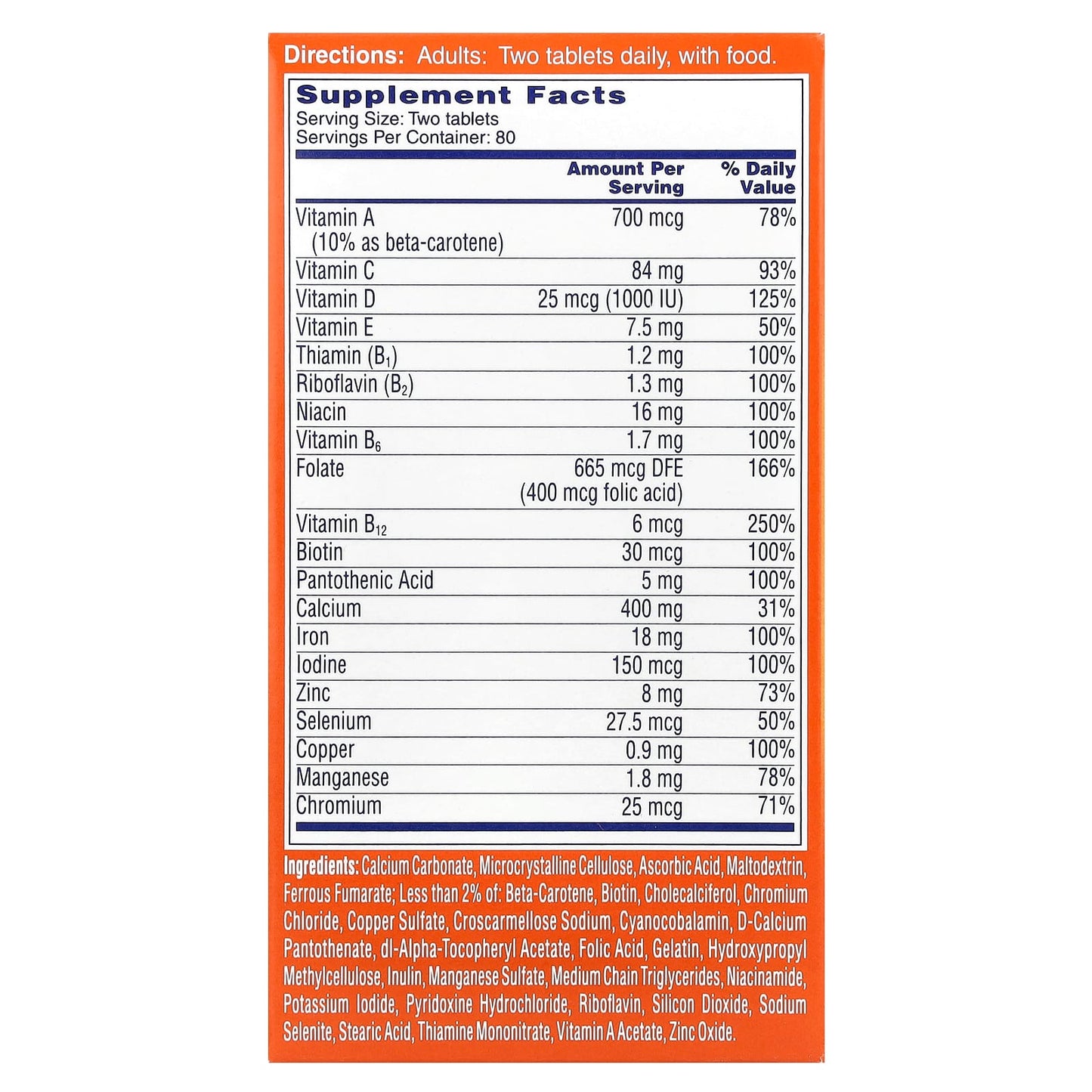 One-A-Day, Women's Petites Complete Multivitamin, 160 Tablets - Image 2