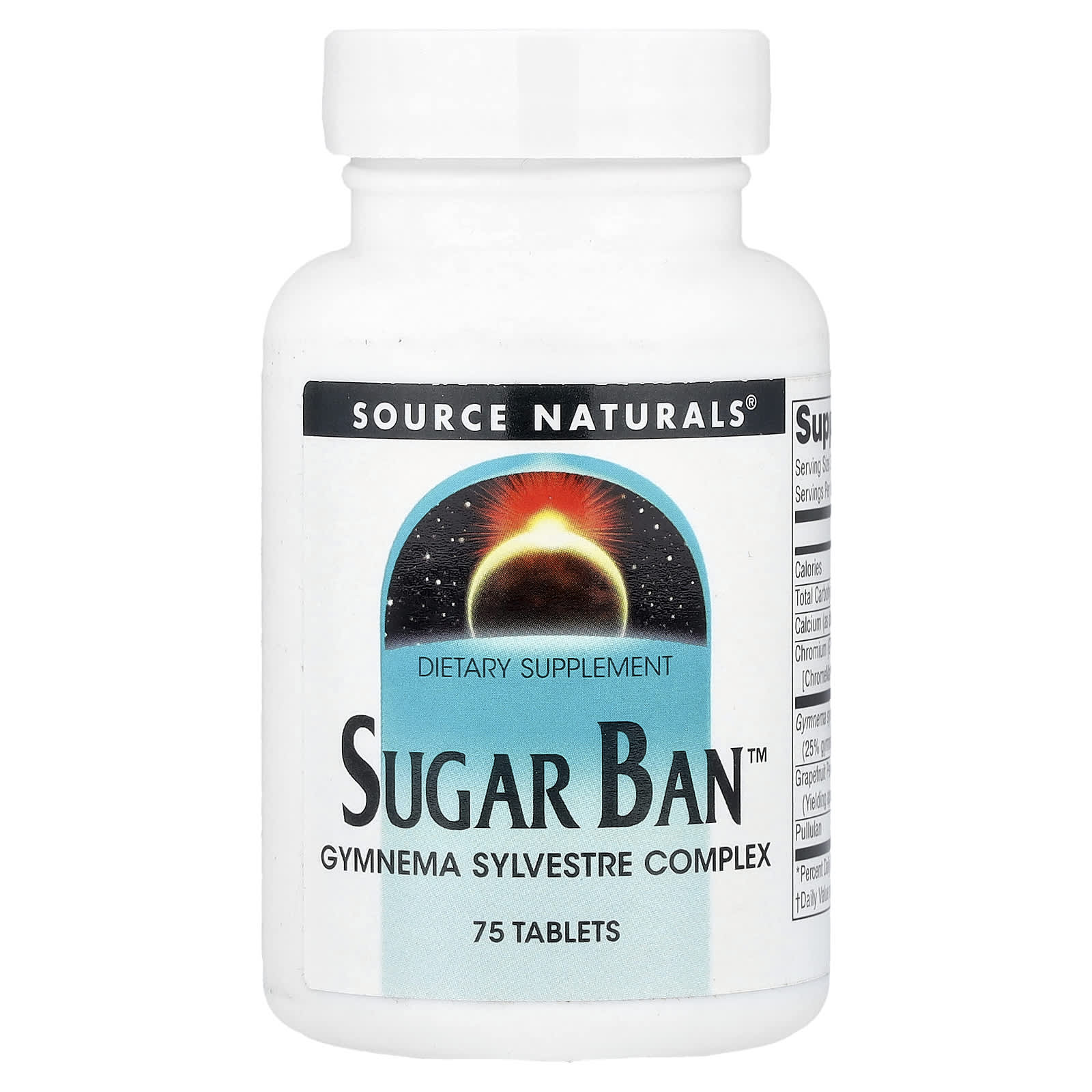 Source Naturals, Sugar Ban™, 75 Tablets - Image 1