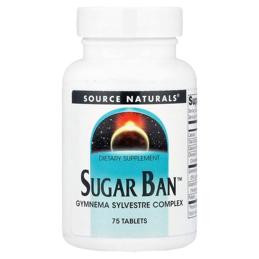Source Naturals, Sugar Ban™, 75 Tablets - Image 1