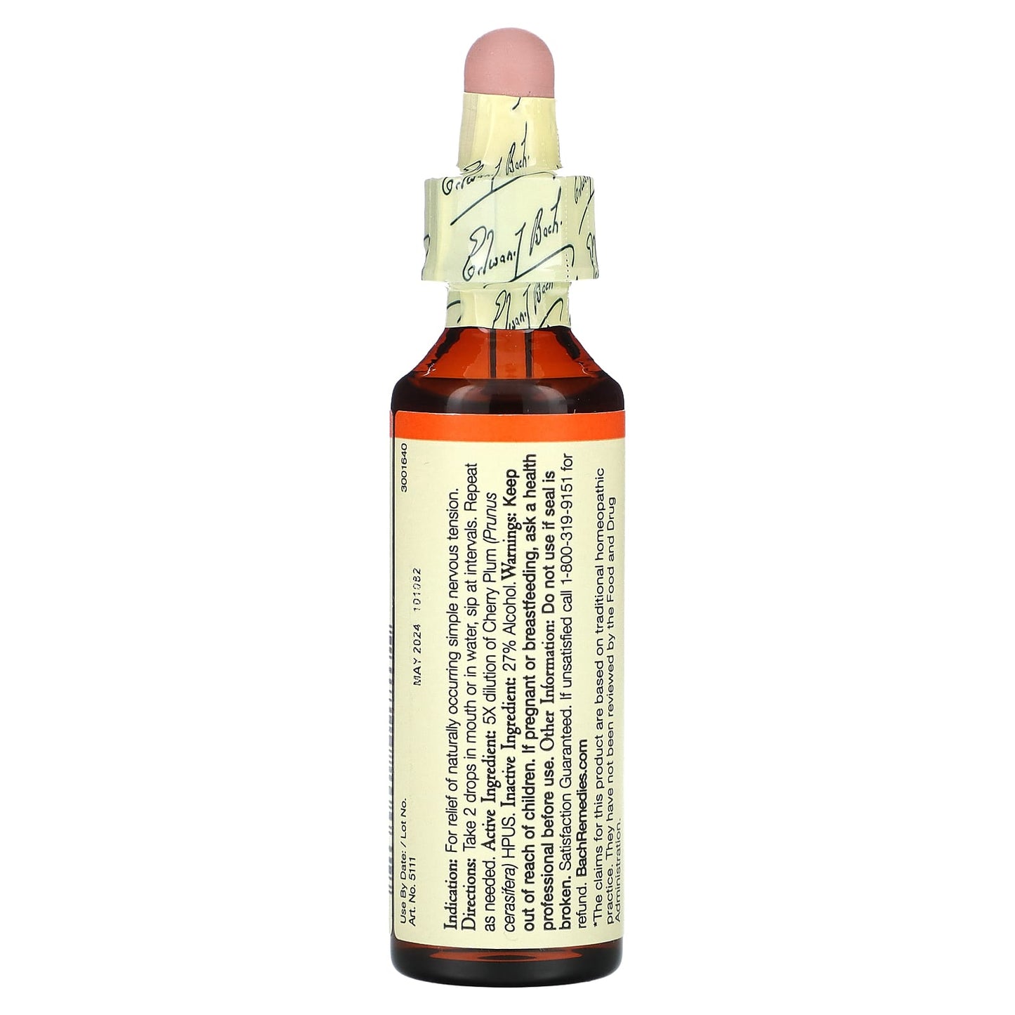 Stay in Control with Bach Cherry Plum Flower Remedy, 20ml - Image 2
