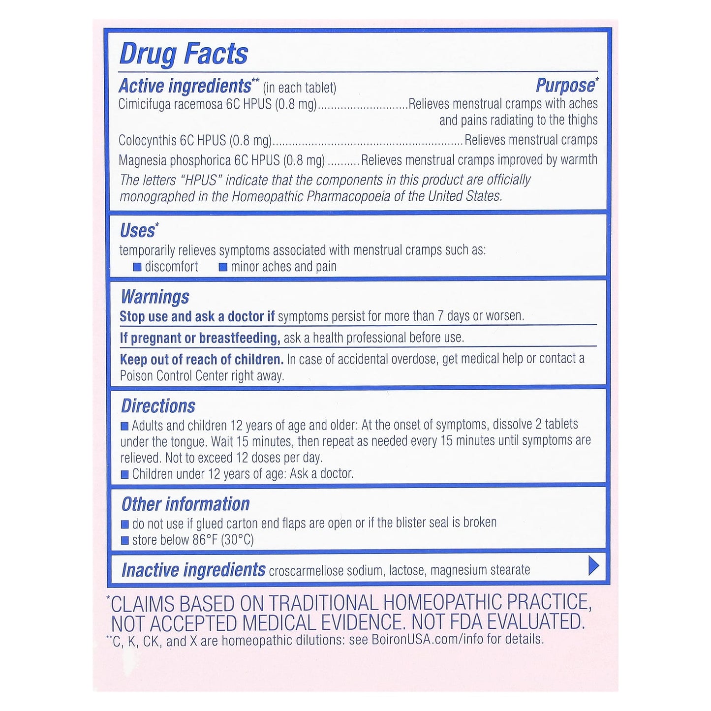Relieve Menstrual Cramps Naturally with Boiron Cyclease Meltaway Tablets - Image 2
