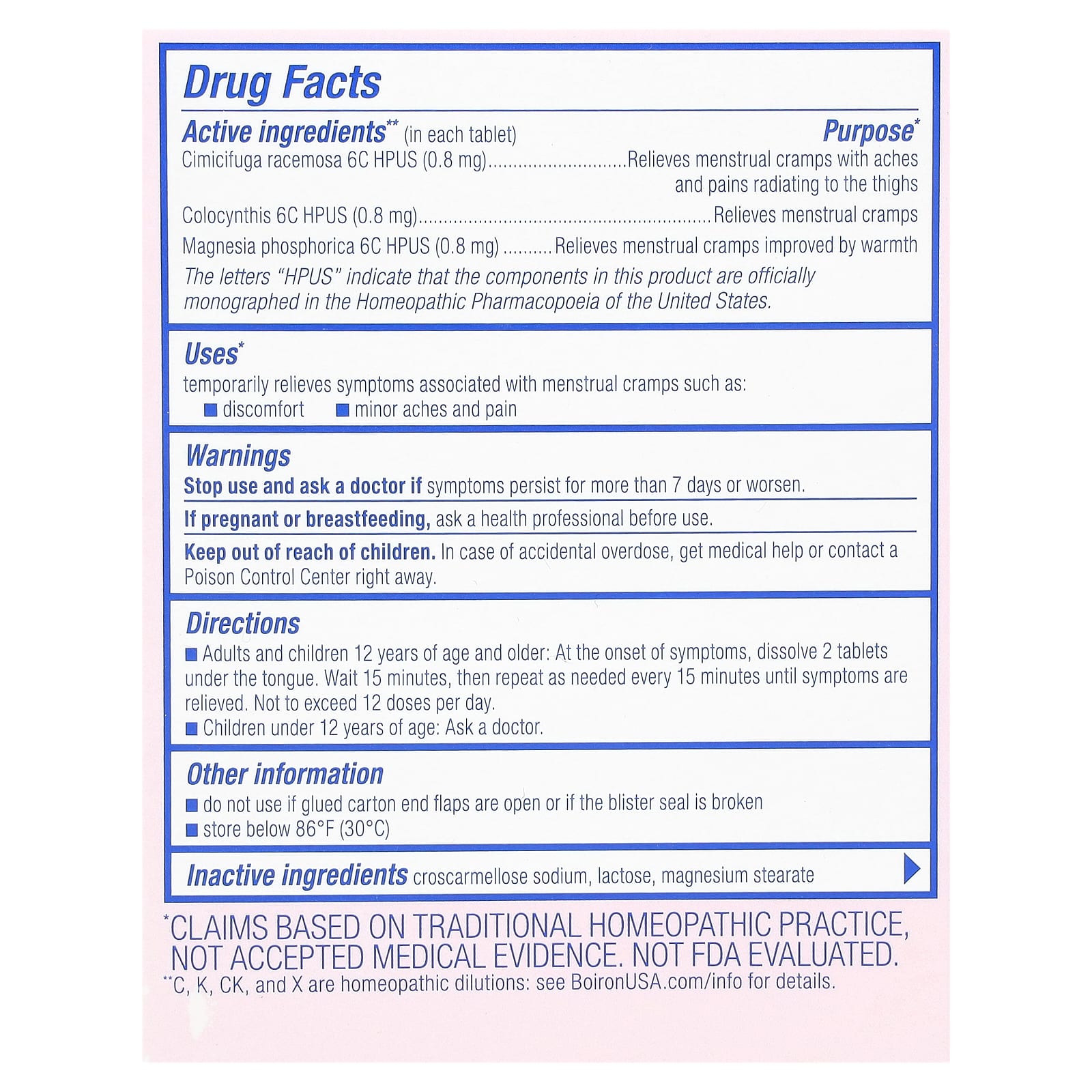 Relieve Menstrual Cramps Naturally with Boiron Cyclease Meltaway Tablets - Image 2