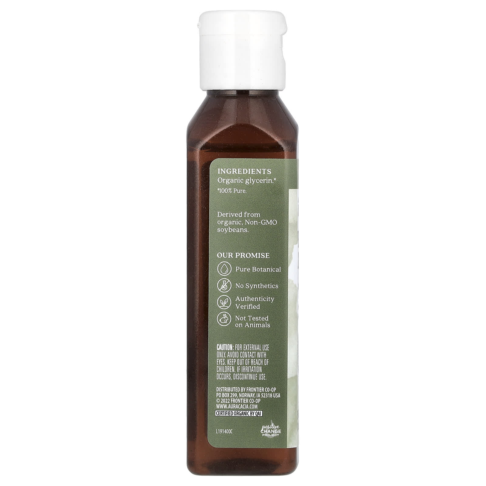 Nourish Your Skin with Aura Cacia Organic Glycerin Oil 4 fl oz - Image 2