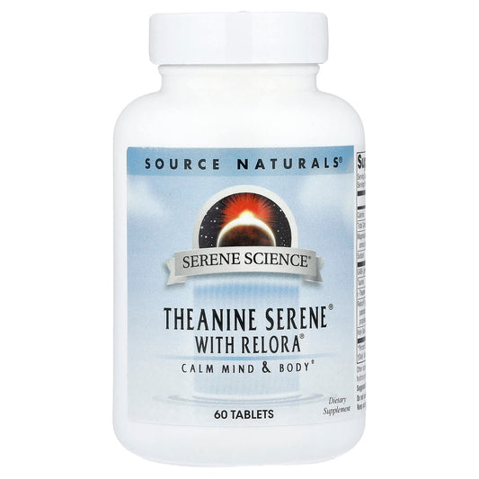 Source Naturals, Serene Science®, Theanine Serene® With Relora®, 60 Tablets - Image 1