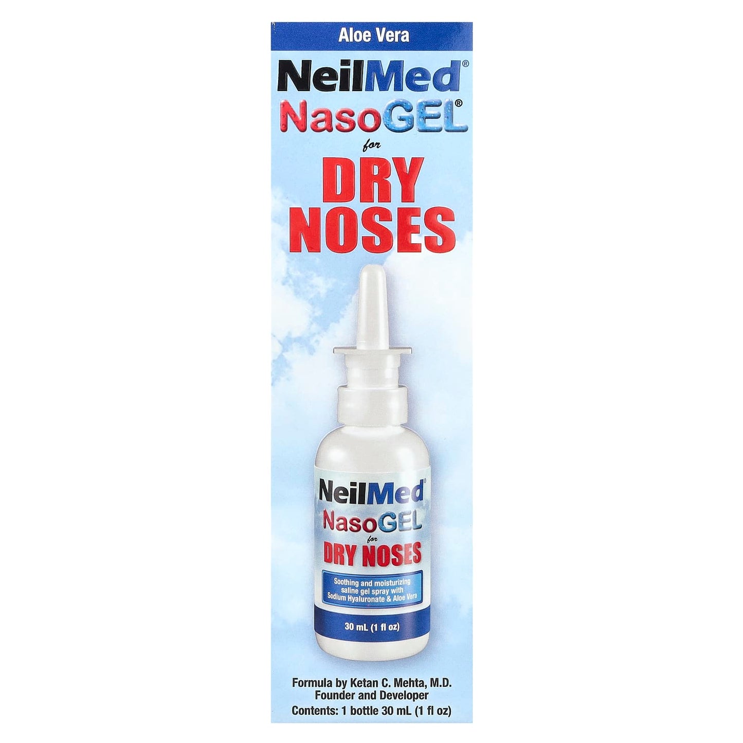 NeilMed, NasoGel for Dry Noses, 1 Bottle, 1 fl oz (30 ml) - Image 2