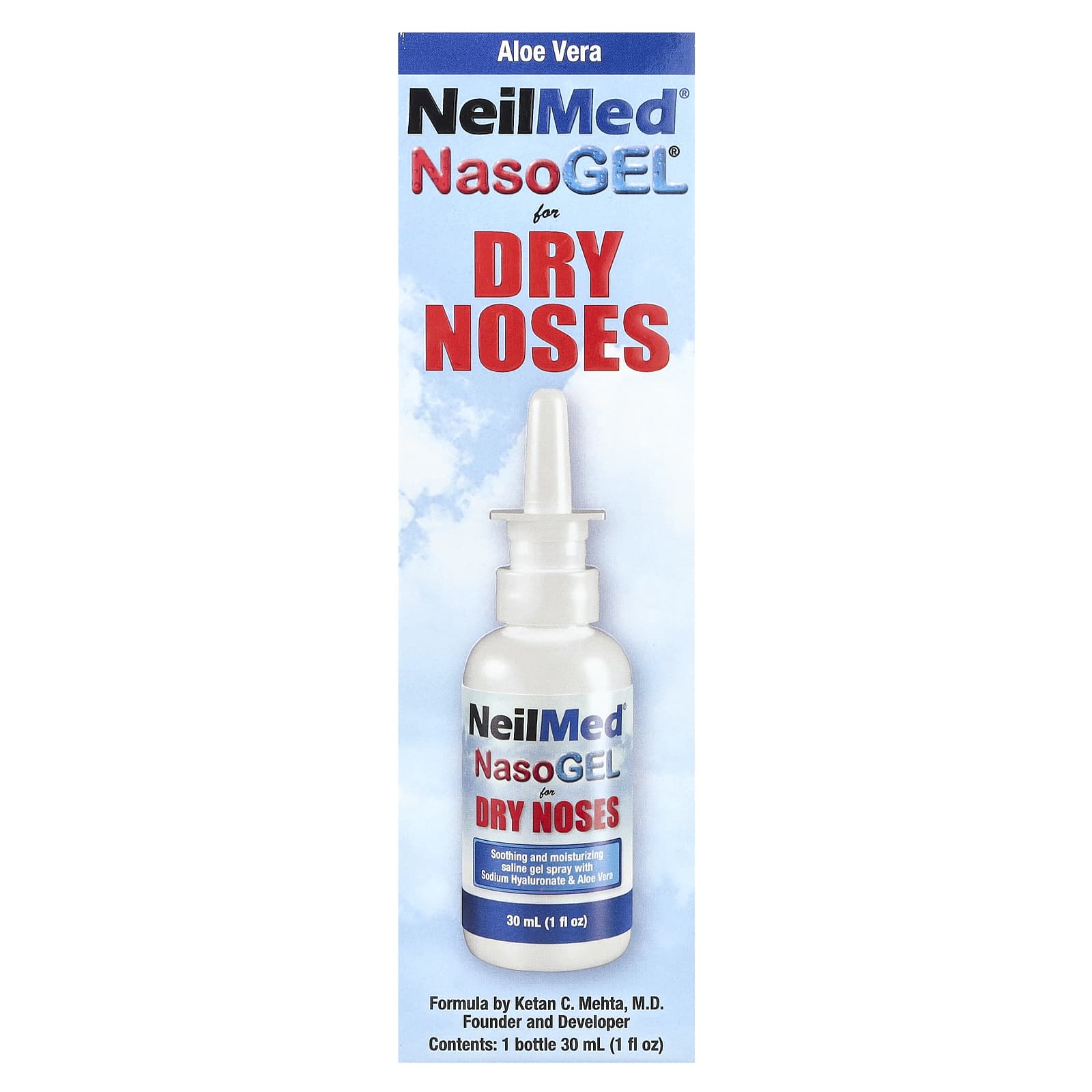 NeilMed, NasoGel for Dry Noses, 1 Bottle, 1 fl oz (30 ml) - Image 2