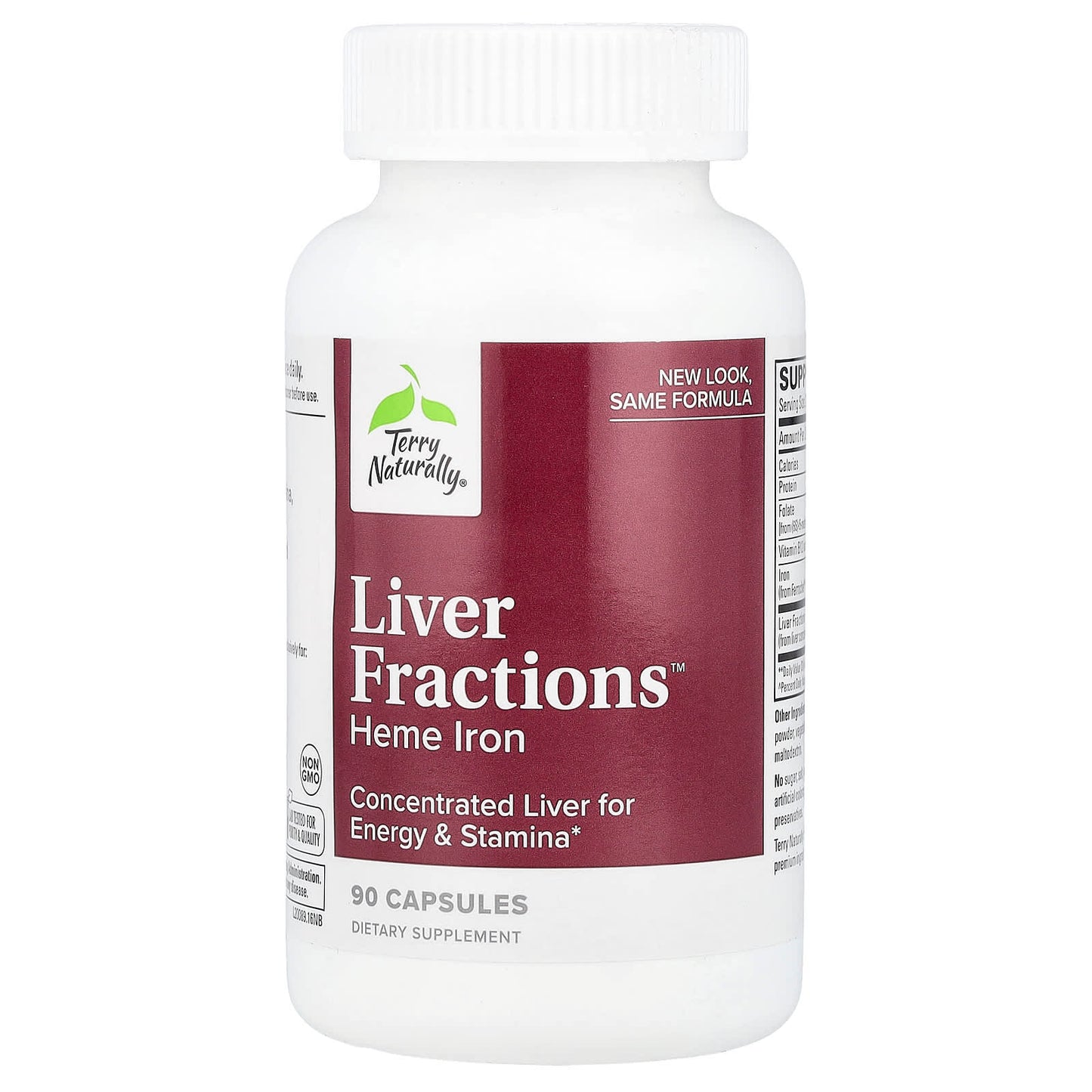 Terry Naturally, Liver Fractions™, 90 Capsules - Image 1