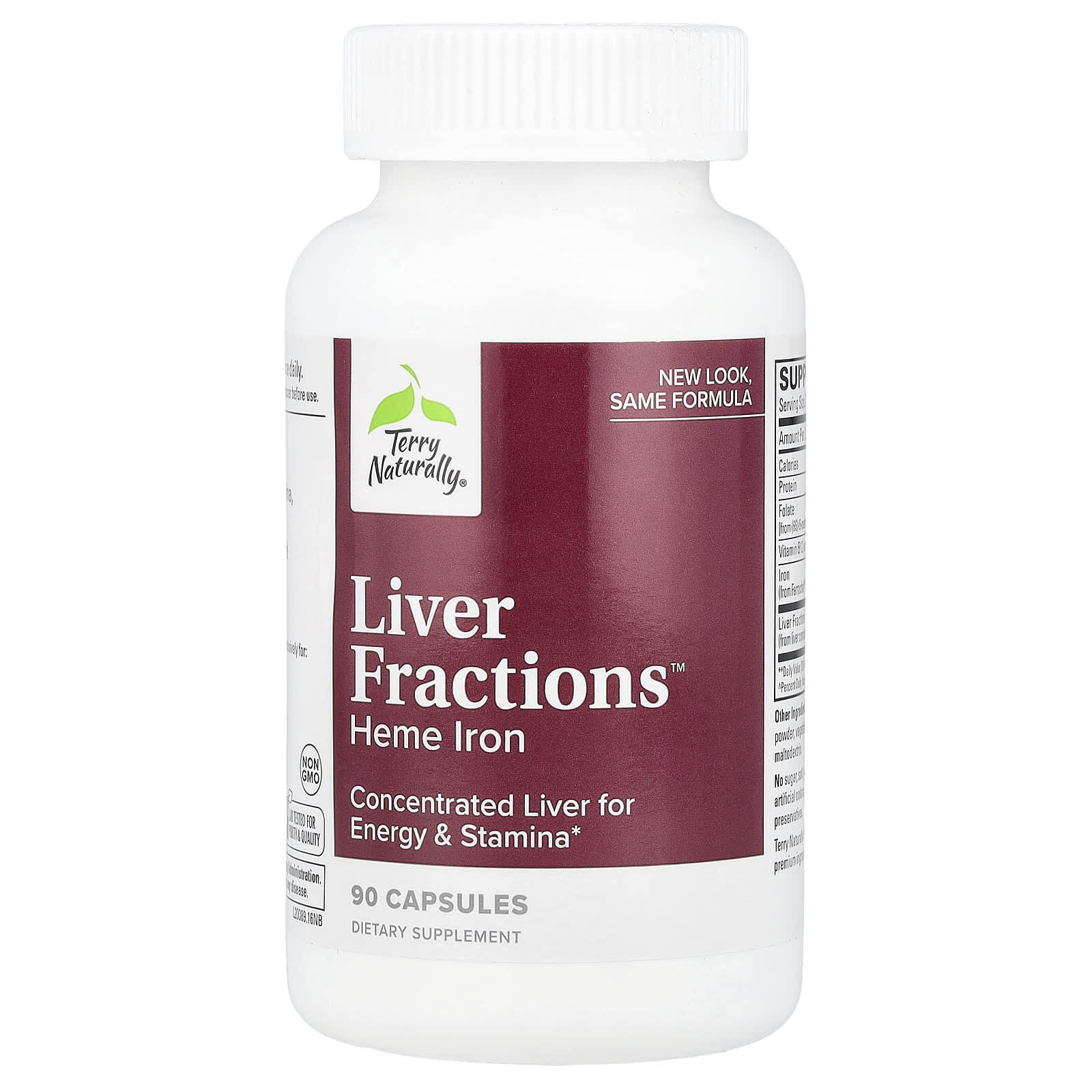 Terry Naturally, Liver Fractions™, 90 Capsules - Image 1