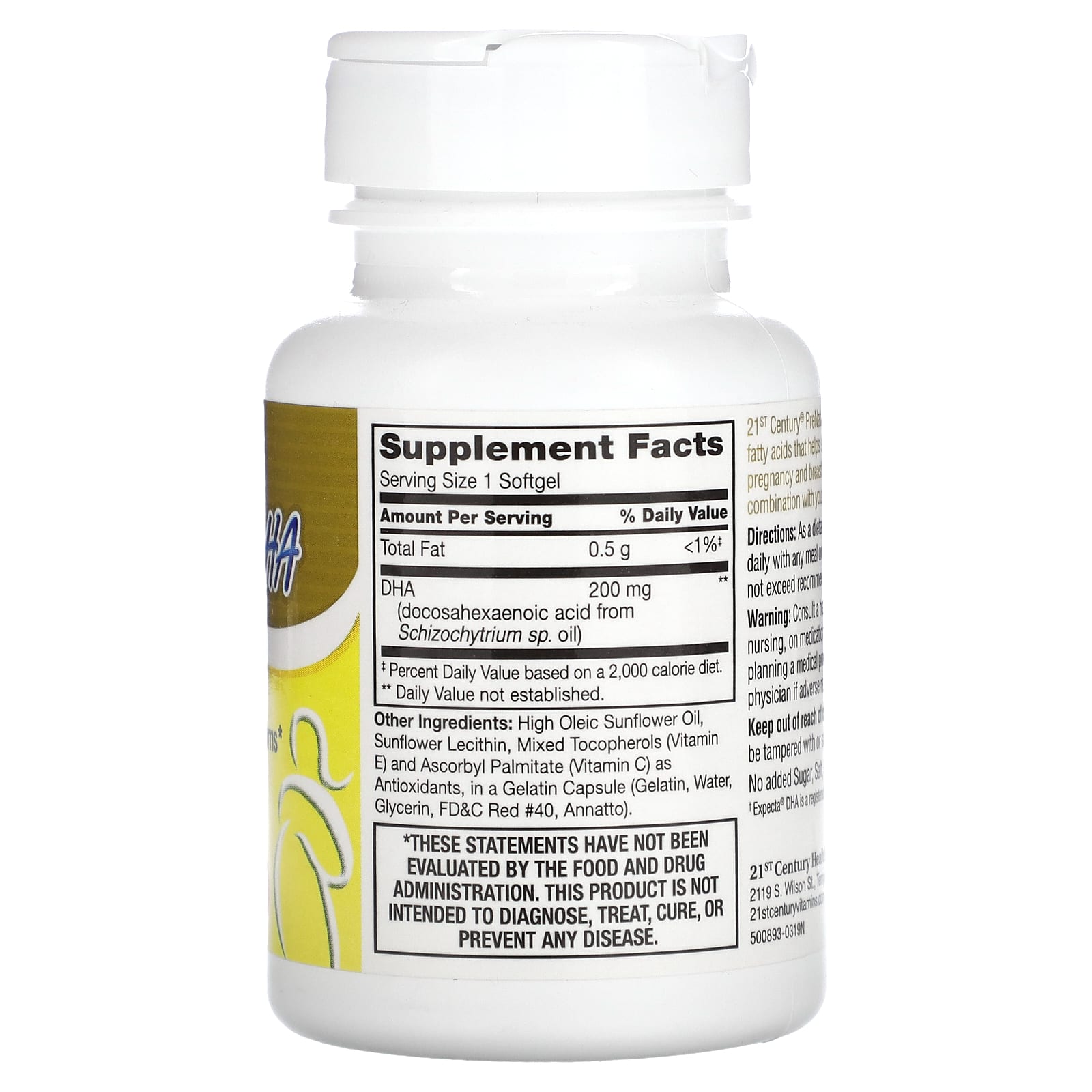 21st Century PreNatal DHA Omega-3 for Pregnancy & Nursing - Image 2