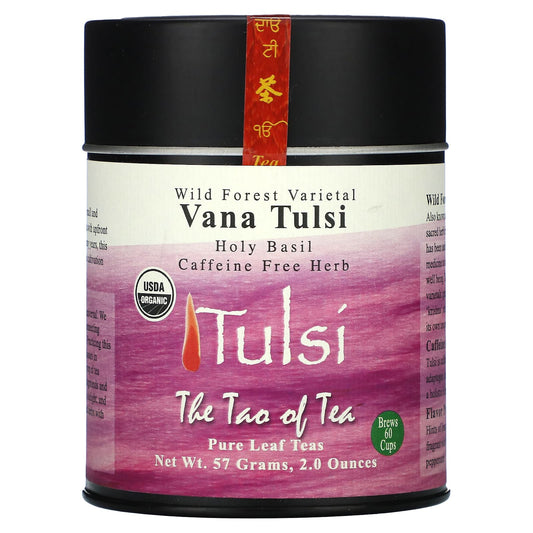 The Tao of Tea, Wild Forest Varietal, Vana Tulsi, Caffeine Free, 2.0 oz (57 g) - Image 1
