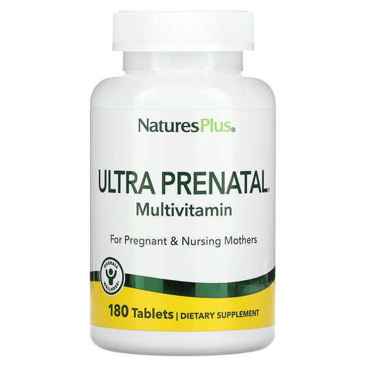 NaturesPlus, Ultra Prenatal Multivitamin, 180 Tablets - Image 1