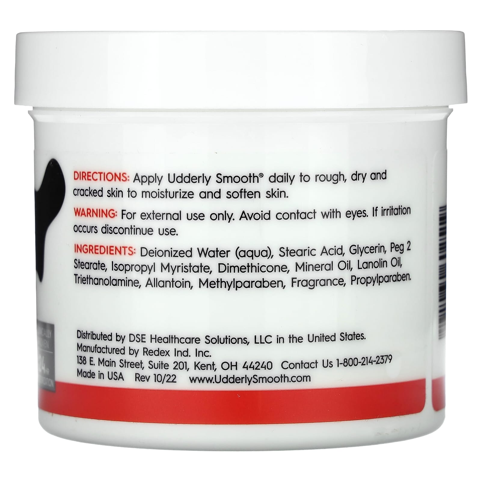 Udderly Smooth, Daily Moisturizing Body Cream, Original Formula, 10 oz (283 g) - Image 2