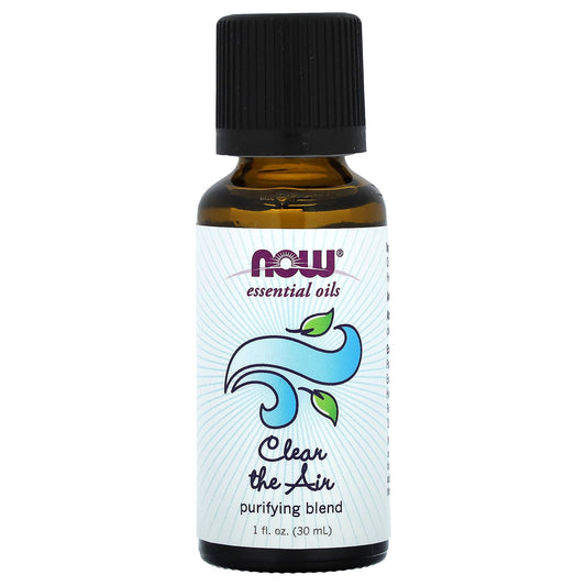 NOW Foods, Essential Oils, Clear the Air, 1 fl oz (30 ml) - Image 1