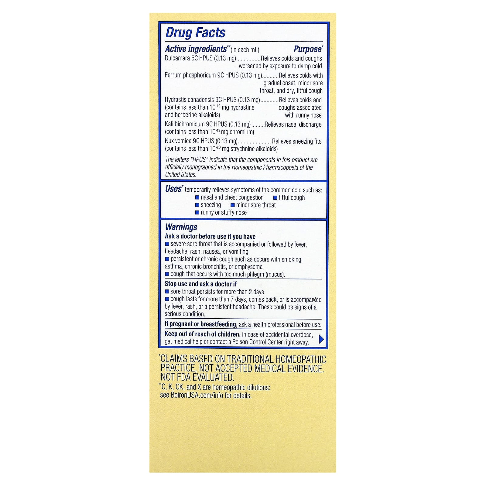 Boiron Chestal Cough Syrup for Cold Relief, Non-Drowsy, 6.7 fl oz - Image 2