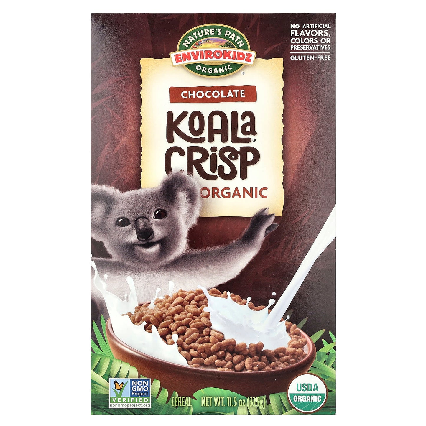 Nature's Path, EnviroKidz, Organic Koala Crisp Cereal, Chocolate , 11.5 oz (325 g) - Image 1