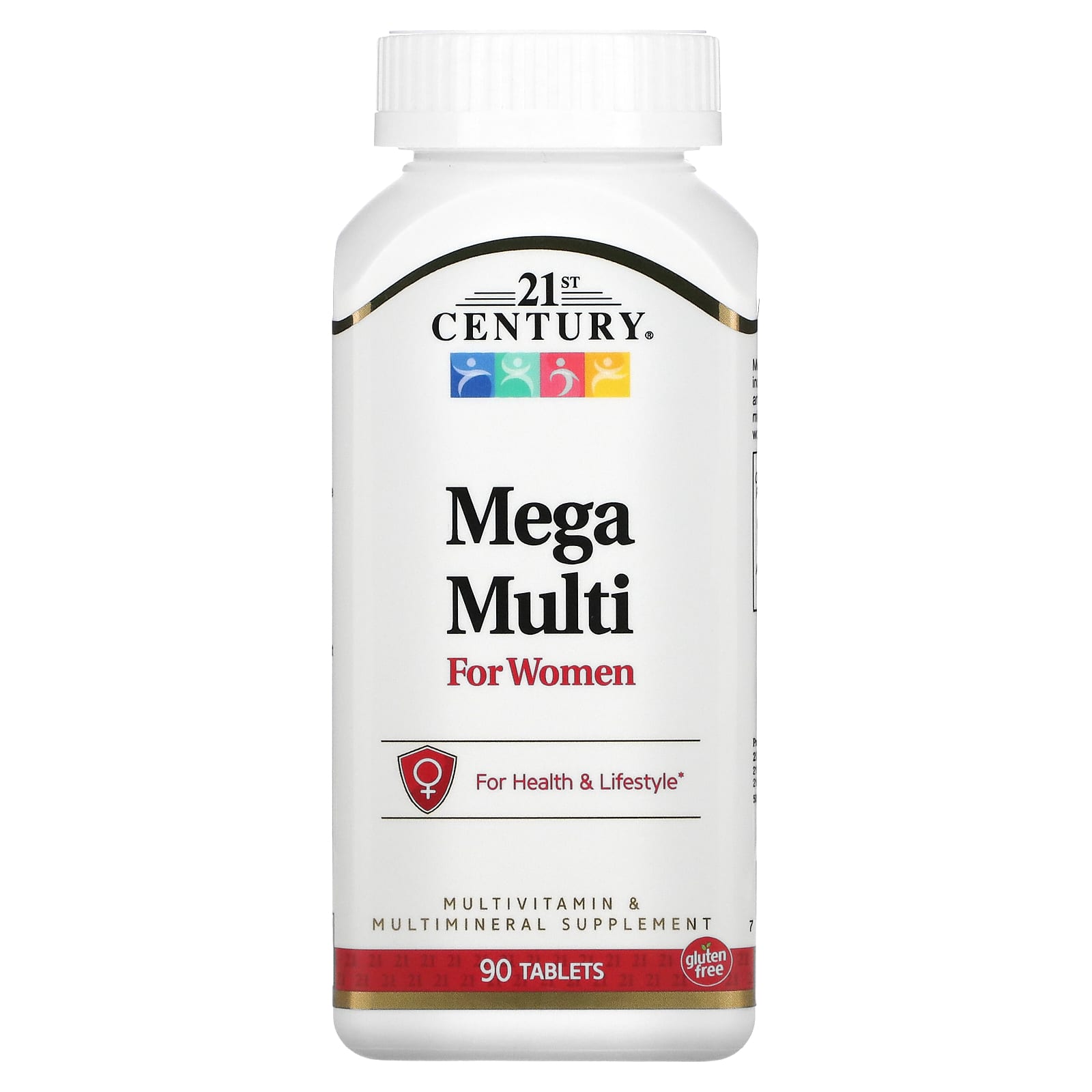 21st Century Mega Multi for Women - 90 Tablets of Nutrient-Rich Support - Image 1