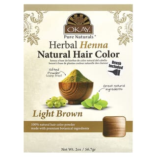 Natural Hair Color by Okay Pure Naturals - Long Lasting, Chemical Free