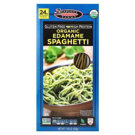 Seapoint Farms, Organic Edamame Spaghetti, 7.05 oz (200 g) - Image 1