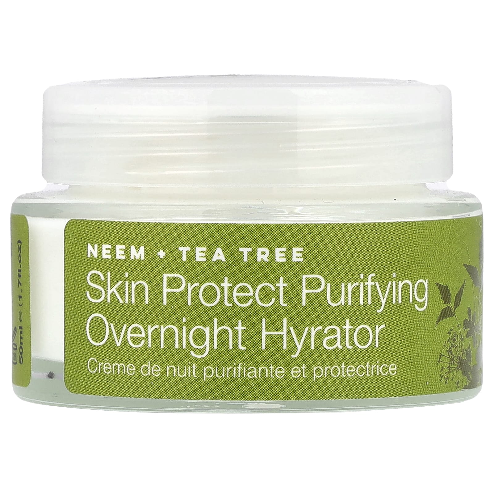 Urban Veda, Skin Protect Purifying Overnight Hydrator, Neem + Tea Tree, 1.7 fl oz (50 ml) - Image 1